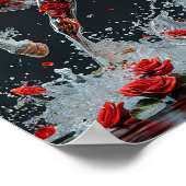 Blumenpferd Poster (Ecke)