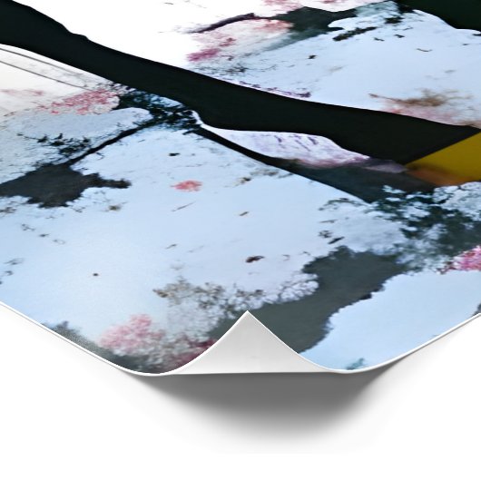 Blumenpferd Poster (Ecke)