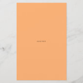 Blumenpfirsich, die Mama Best Baby Shower Game ken (Rückseite)