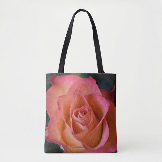 Blumenpfirsich Rosa Tosackbeutel Tasche (Vorderseite)