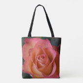 Blumenpfirsich Rosa Tosackbeutel Tasche (Rückseite)