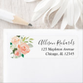 Blumenpfirsichcreme, Aquarellfarben (Insitu)