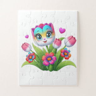 🌸🪴Blumenpflanze – Ruhige botanische Natur Puzzle