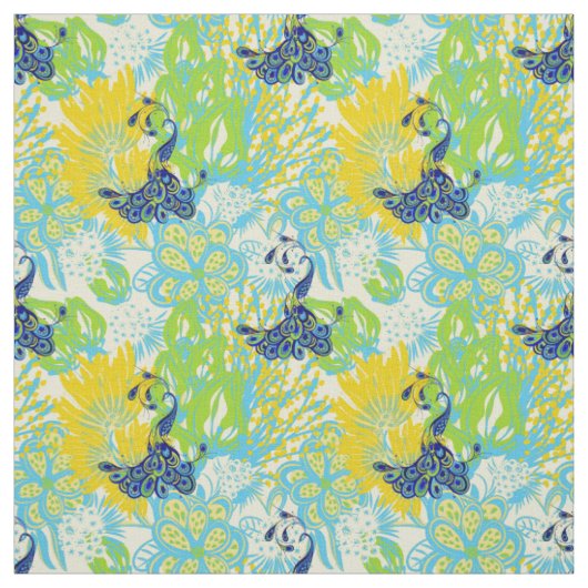 Blumenpfropfengewebe Stoff (Muster)