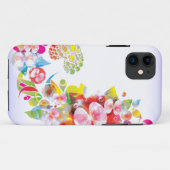 Blumenphantasie iphone Abdeckung Case-Mate iPhone Hülle (Rückseite (Horizontal))