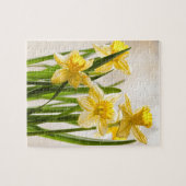 Blumenphotographie:  Gelbe Frühlings-Narzissen Puzzle (Horizontal)