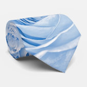 Blumenphotographie-köstlicher hellblauer RosePic Krawatte (Gerollt)