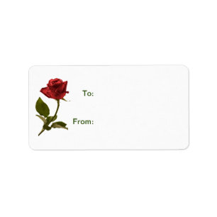 Blumenphotographie-Rosen-Geschenk-Umbauten Adressaufkleber