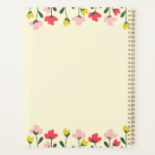 Blumenplaner – Elegantes Blumen-Thema Planer (Rückseite)