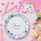 Blumenplatte - Beifall für die Liebe Pappteller (Party)