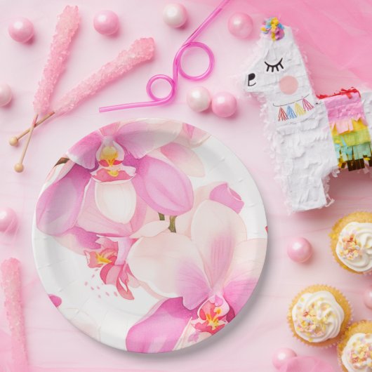 Blumenplatte Hochzeit/Dusche Pappteller (Party)