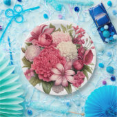 Blumenplatte Hochzeit/Dusche Pappteller (Party)