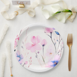 Blumenplatte Hochzeit/Dusche Pappteller