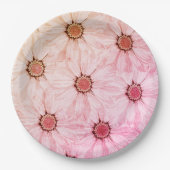 Blumenplatte Hochzeit/Dusche Pappteller (Vorderseite)
