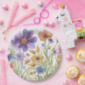 Blumenplatte Hochzeit/Dusche Pappteller (Party)