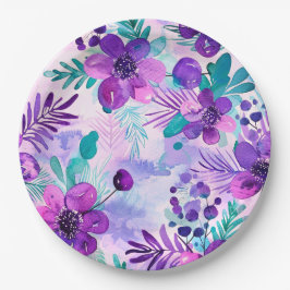 Blumenplatte Hochzeit/Dusche Pappteller