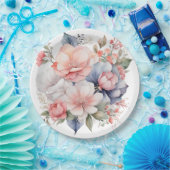 Blumenplatte Hochzeit/Dusche Pappteller (Party)