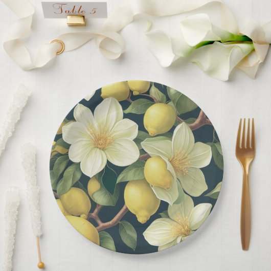 Blumenplatte Hochzeit/Dusche Pappteller (Hochzeit)