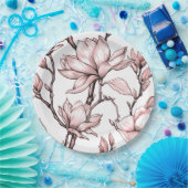 Blumenplatte Hochzeit/Dusche Pappteller (Party)