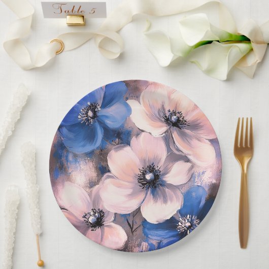 Blumenplatte Hochzeit/Dusche Pappteller (Hochzeit)