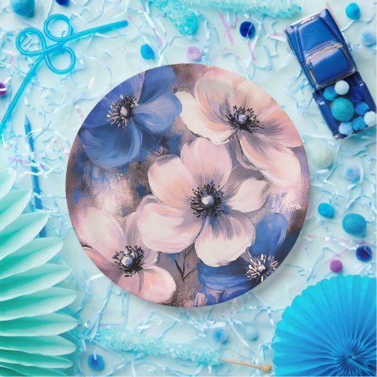 Blumenplatte Hochzeit/Dusche Pappteller (Party)