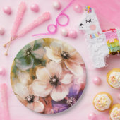 Blumenplatte Hochzeit/Dusche Pappteller (Party)