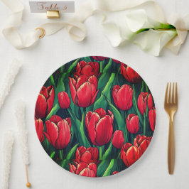 Blumenplatte Hochzeit/Dusche Pappteller