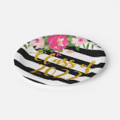 Blumenplatte - Klasse 2022 Pappteller (Schrägansicht)