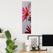 Blumenplatte Poster (Heimbüro)