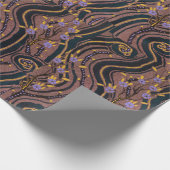 Blumenpochormuster Orientalisch Samarkande Wr Geschenkpapier (Ecke)