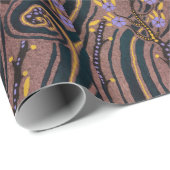 Blumenpochormuster Orientalisch Samarkande Wr Geschenkpapier (Rolleneckpunkt)