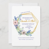 Blumenpolygon-Einladung Einladung (Vorderseite)