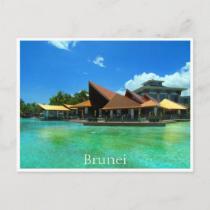 Blumenpool des Empire Hotels Postkarte