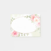 Blumenpost-Hinweise Post-it Klebezettel (Vorderseite)