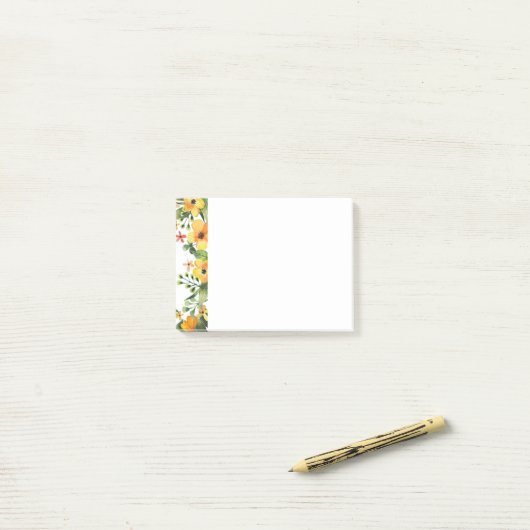 Blumenpost-it-Notes Post-it Klebezettel (Auf Schreibtisch)