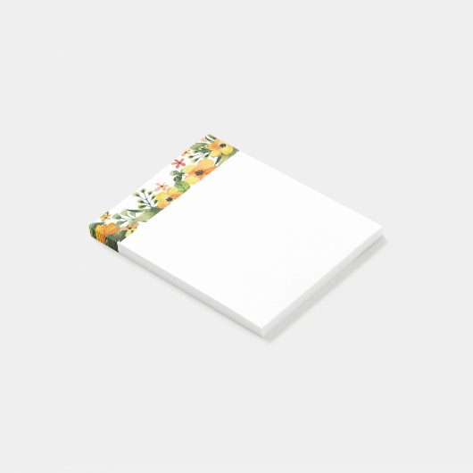 Blumenpost-it-Notes Post-it Klebezettel (angewinkelt)