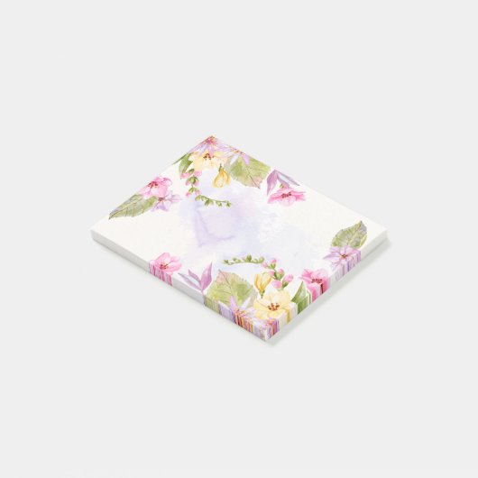 Blumenpost-it-Notes Post-it Klebezettel (angewinkelt)