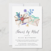 Blumenpost Virtual Baby oder Brautparty per Post Einladung (Vorderseite)