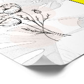 Blumenposter aus Party Poster (Ecke)