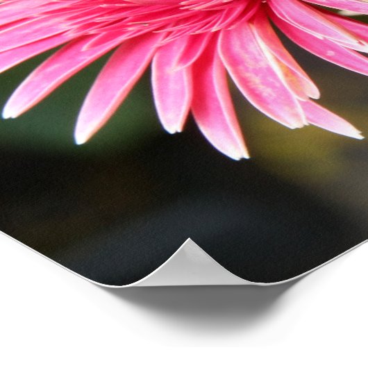 Blumenposter, Bibelverse über Gottes Stärke Poster (Ecke)