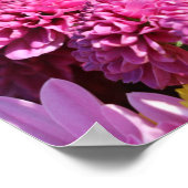 Blumenposter, Bibelverse über Gottes Stärke Poster (Ecke)