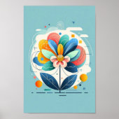 Blumenposter Poster (Vorne)