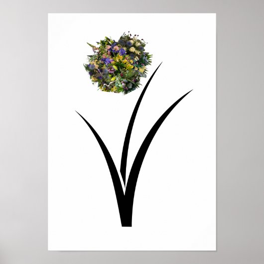 Blumenposter poster (Vorne)