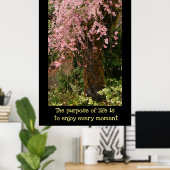 Blumenposter Poster (Heimbüro)