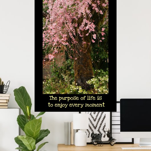 Blumenposter Poster (Heimbüro)