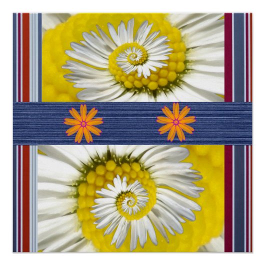 Blumenposter Poster (Vorderseite)