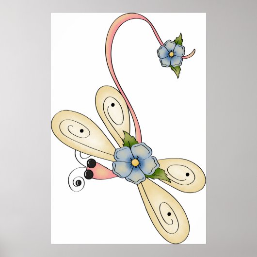 Blumenposter Poster (Vorne)