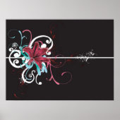 Blumenposter Poster (Vorne)