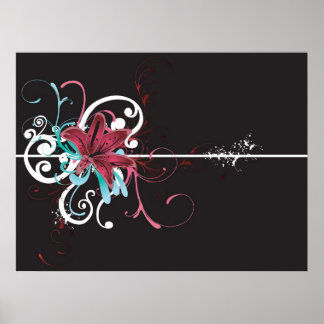 Blumenposter Poster