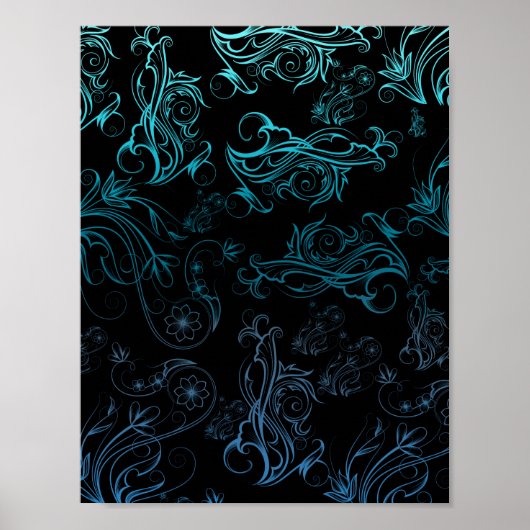 Blumenposter Poster (Vorne)